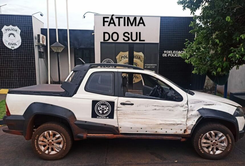 Motorista foi detido e veículo apreendido na cidade de Fátima do Sul