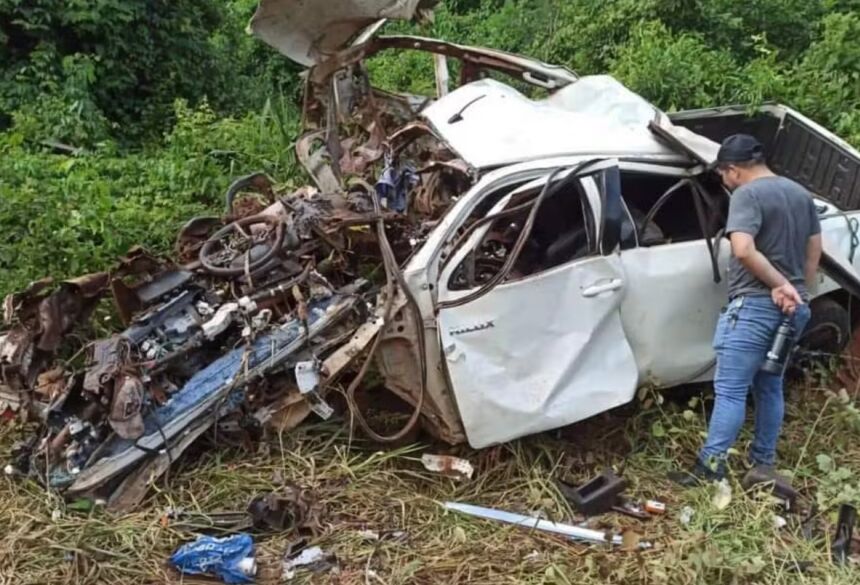 Três morreram após caminhonete explodir no Paraguai  Foto: Divulgação
