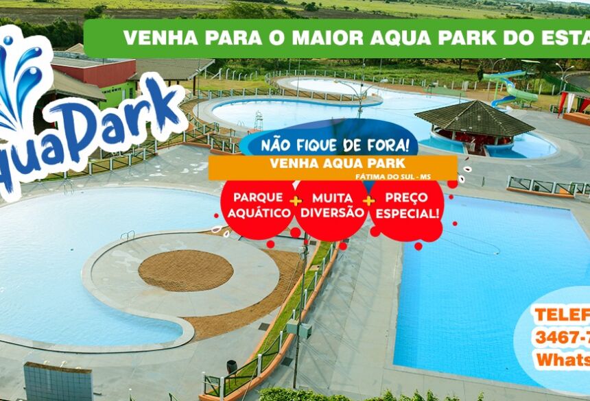 AQUA PARK DE FÁTIMA DO SUL - FOTO: FACEBOOK AQUA PARK