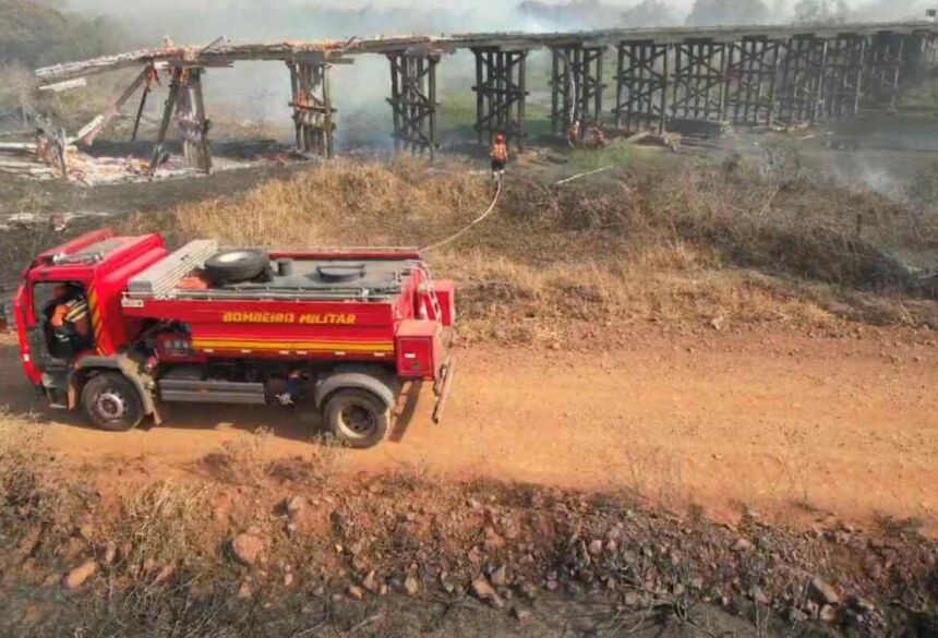 Incêndios são controlados pelos bombeiros (Divulgação, CBMMS)