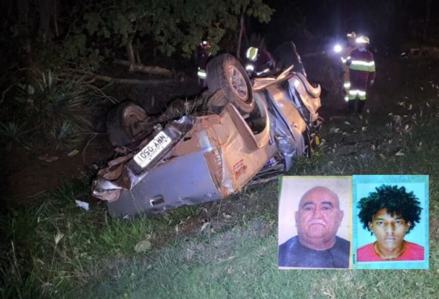 Motorista e ciclista morreram no local do acidente; Foto: Sidnei Bronka/Ligado Na Notícia