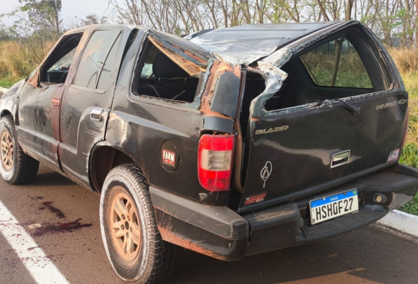 Carro que era conduzido pela vítima; Fotos: Sidnei Bronka/Ligado Na Notícia