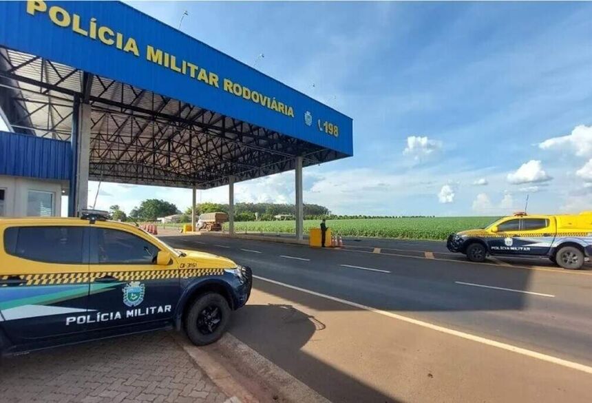 Posto onde policiais tentaram abordagem. 