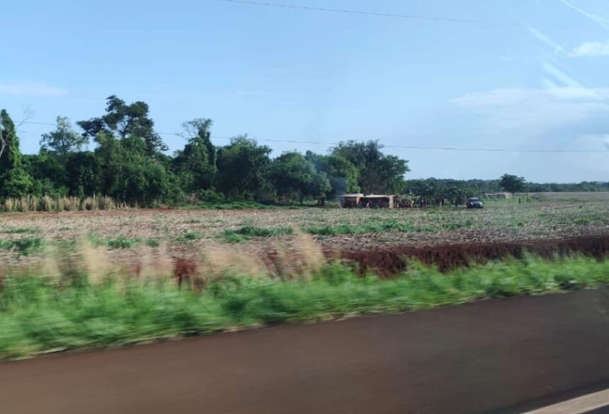 Local onde teria acontecido o crime; 