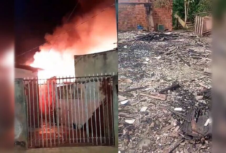 Motoboy pede ajuda para reconstruir casa incendiada 