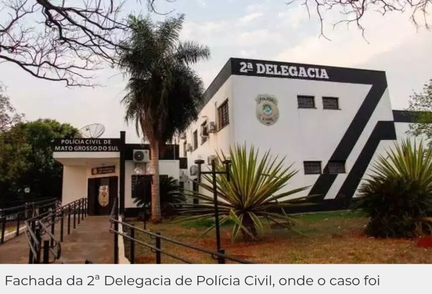 Fachada da 2ª Delegacia de Polícia Civil, onde o caso foi registrado.