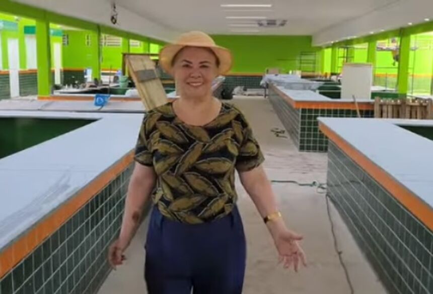 PREFEITA ILDA MACHADO NA FEIRA MUNICIPAL