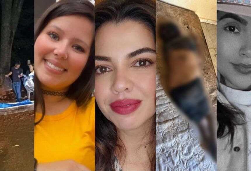 Juliana, Karina, Vanessa, Emiliana e Mirielli foram as vítimas / Dourados News/Redes Sociais/Repórter Top