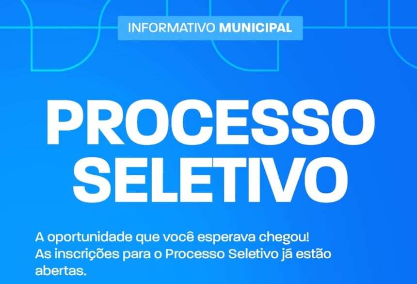 PROCESSO SELETIVO EM FÁTIMA DO SUL