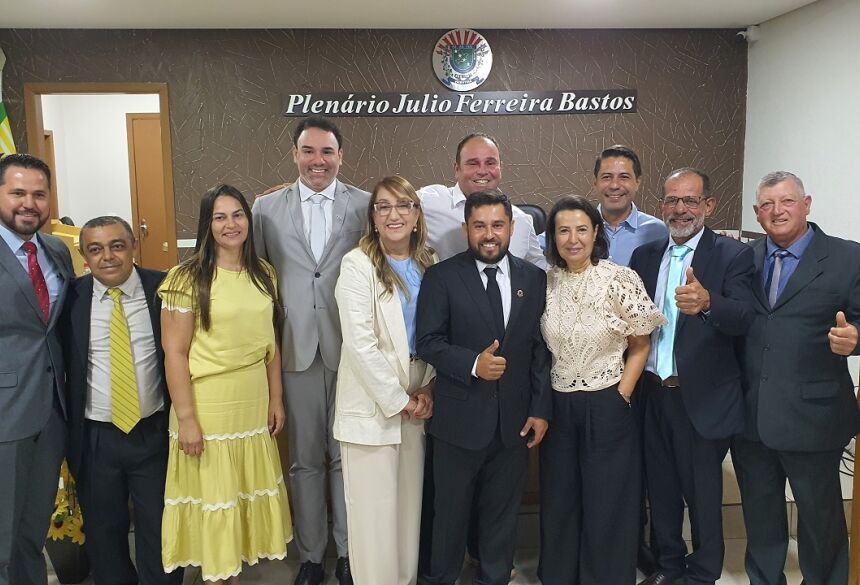 VEREADORES DA CÂMARA DE VICENTINA - FOTO: ROGÉRIO SANCHES / FÁTIMA NEWS