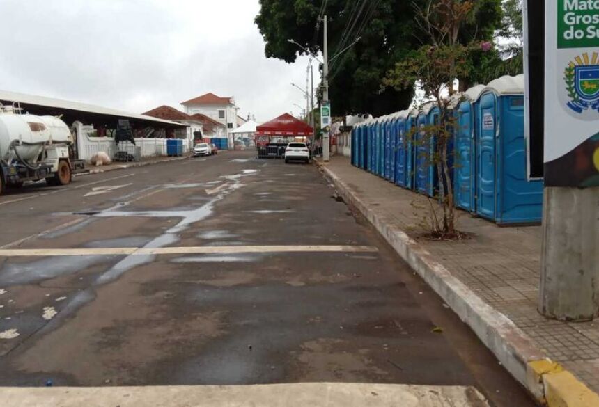 Região da Esplanada Ferroviária, onde acontece o Carnaval em Campo Grande / Repórter Top