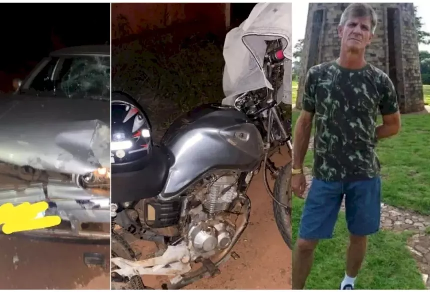 Anselmo morreu no local do acidente, antes da chegada do socorro; Foto: Impacto News