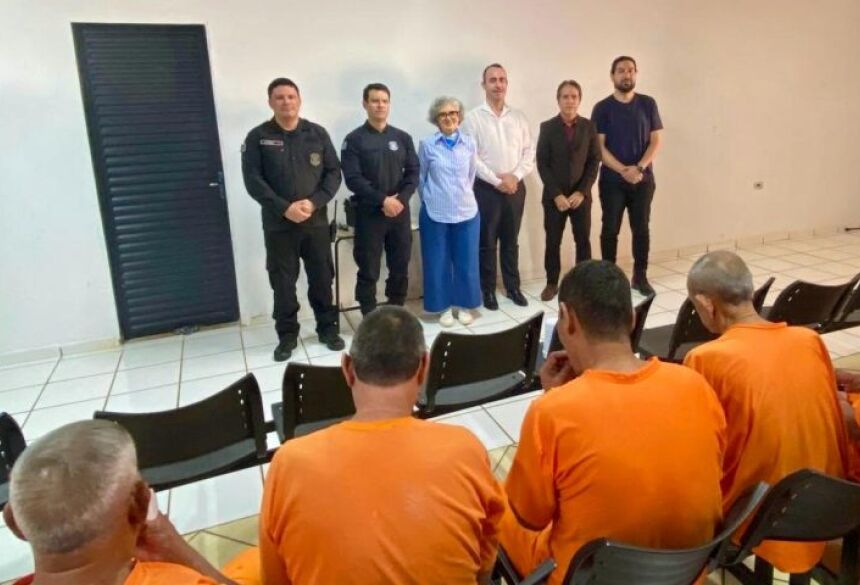 Keila Oliveira, da Comunicação da Agepen Paula Maciulevicius, da Comunicação da Cidadania