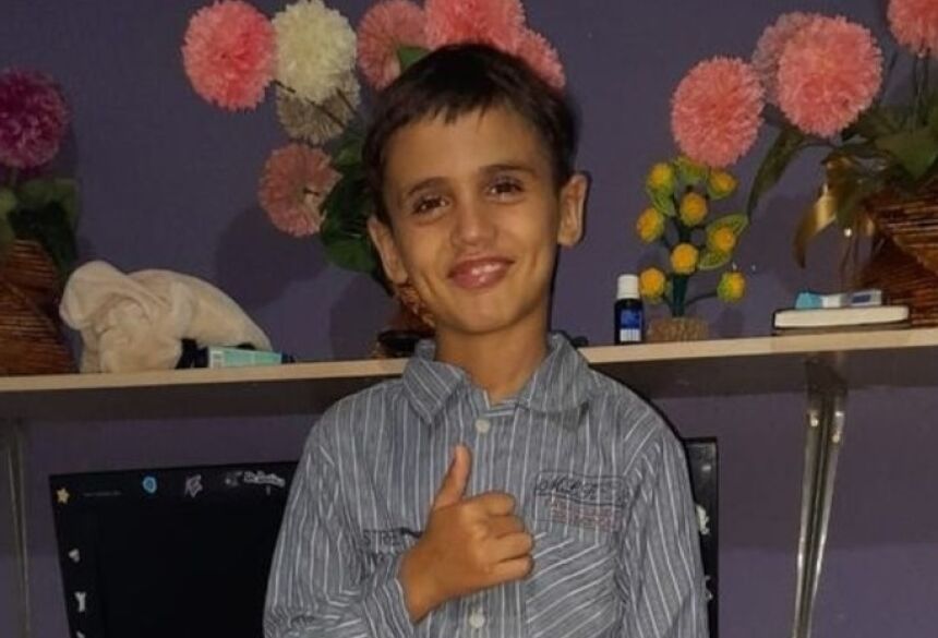 Cb image default Hélio Fuliotto Neto, de 11 anos, foi encontrado sem vida na região do Naturafrig - Imagem: Reprodução