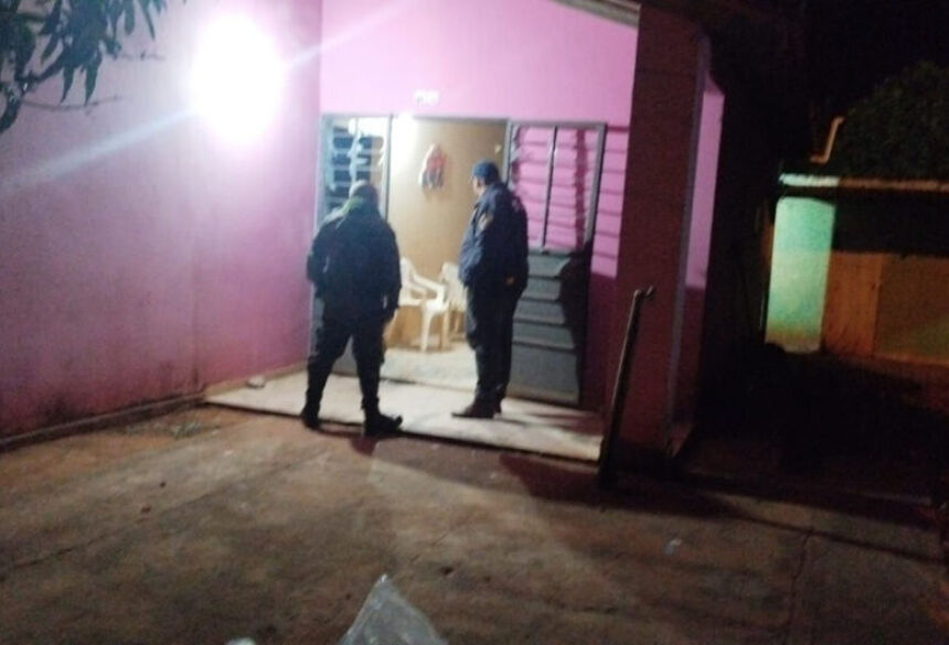 Casa onde o homem foi executado na noite de ontem; Foto: Divulgação