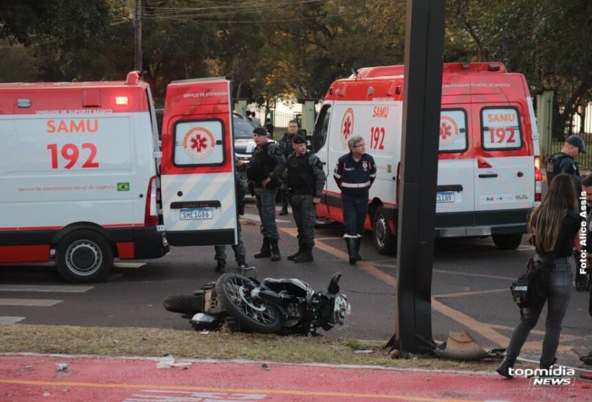 Policiais da Rocam seguiam para atender ocorrência / Alice Assis