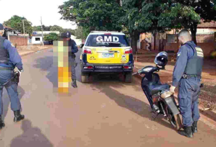 Agentes perseguiram condutor em Dourados (Foto: Divulgação)