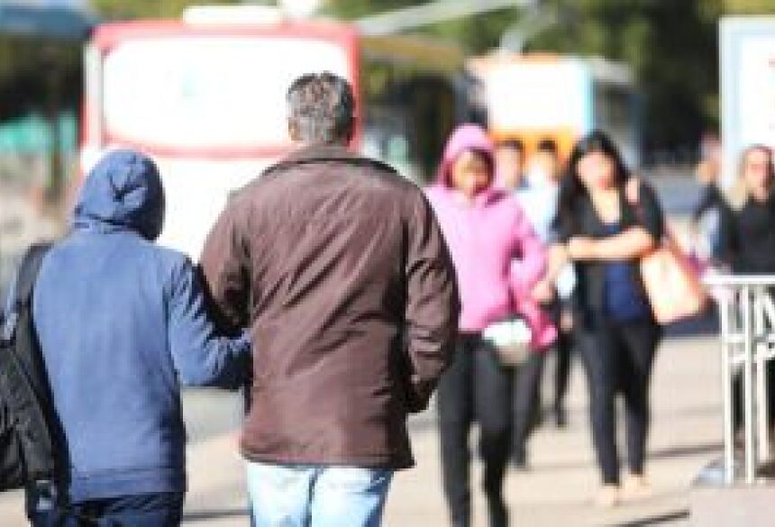 FRIO VOLTANDO - Foto: Folha de Campo Grande