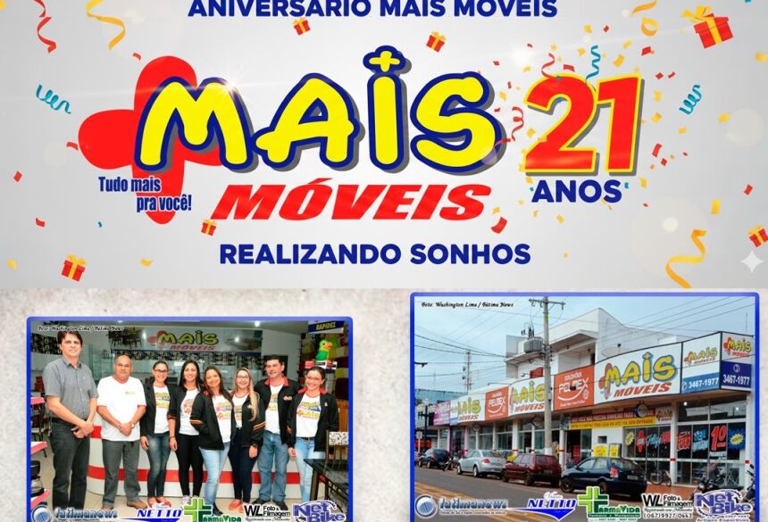 MAIS MÓVEIS 21 ANOS