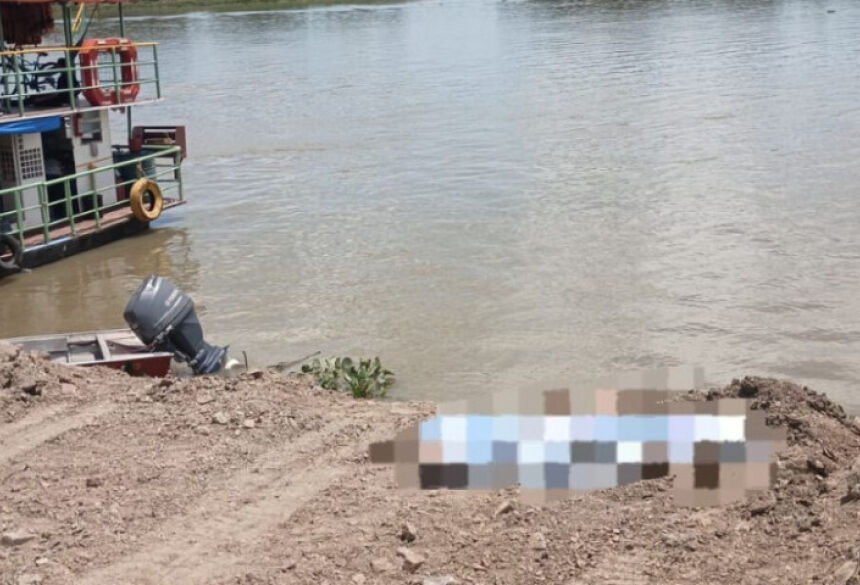 Corpo localizado após afogamento no Rio Paraguai - DIVULGAÇÃO/CBMMS