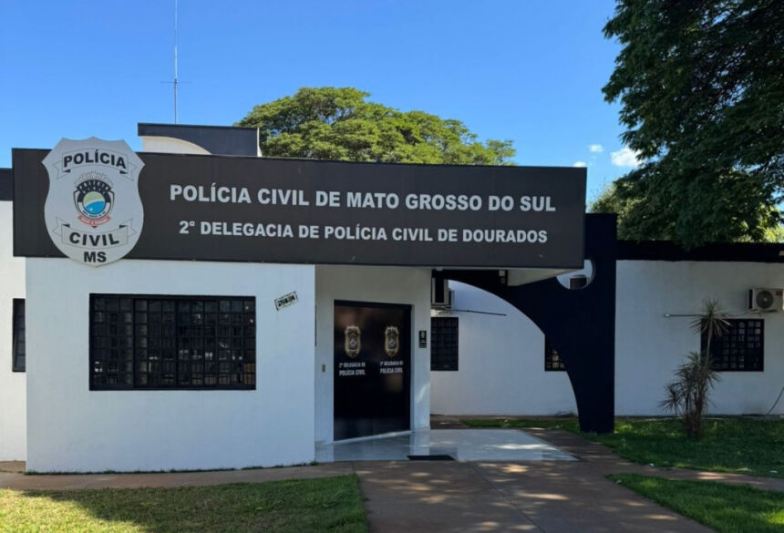 Prédio da 2ª Delegacia de Polícia Civil de Dourados; Foto: Divulgação/PC