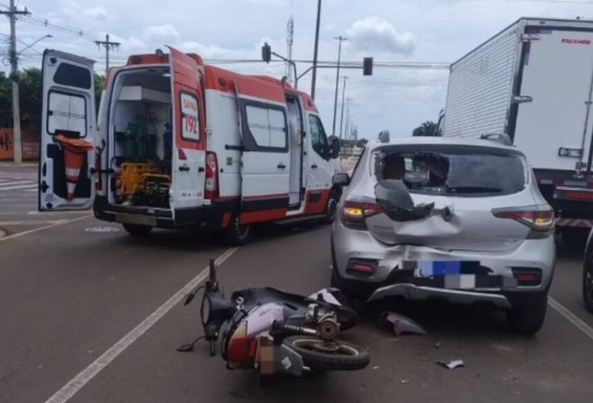Local onde ocorreu o acidente (Aquidauana News)