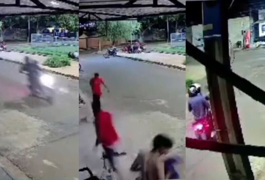 Garotos saíram em disparada após tiroteio / Repórter Top