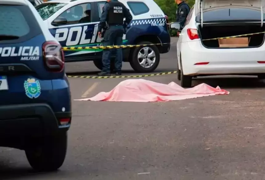 Local onde o homem foi executado; Foto: Campo Grande News