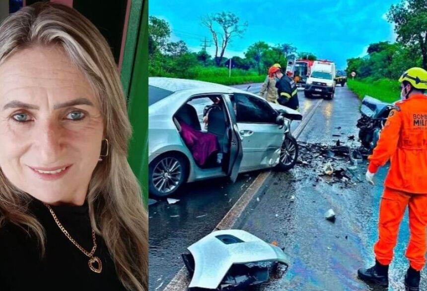 Emilina Kester Nink, de 55 anos, era esposa do motorista do Toyota Corolla / Reprodução/Redes Socias 