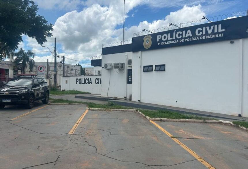 Delegacia de Polícia de Naviraí. (Foto: Divulgação/PCMS)