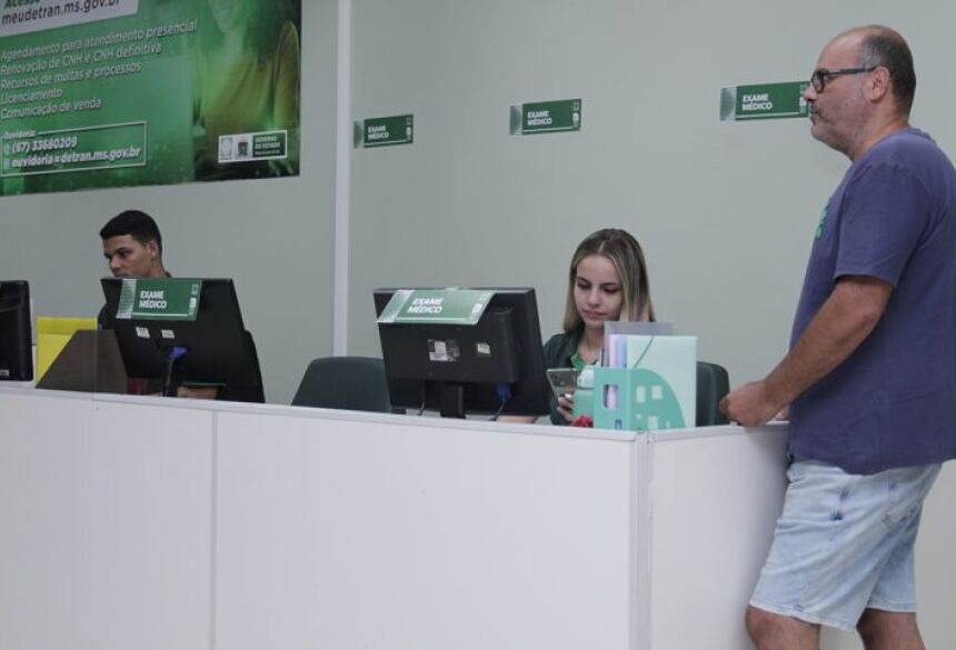 DETRAN/MS - Foto: Rachid Waqued