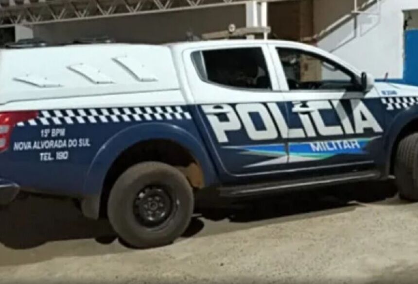 Suspeito foi preso pela PM / Divulgação/PMMS 