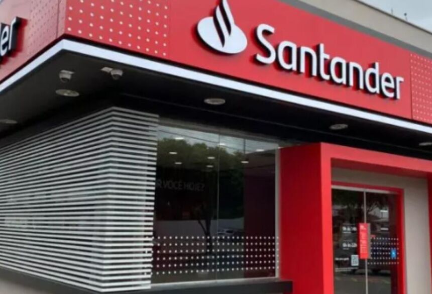 Agência Santander. (Divulgação)