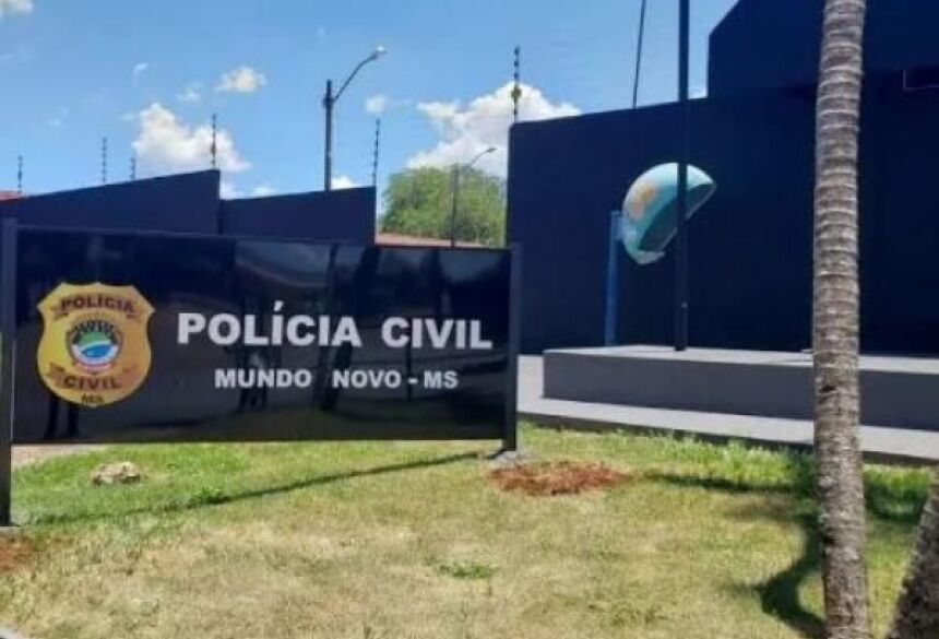 Delegacia de Mundo Novo. (Polícia Civil de MS/Divulgação)