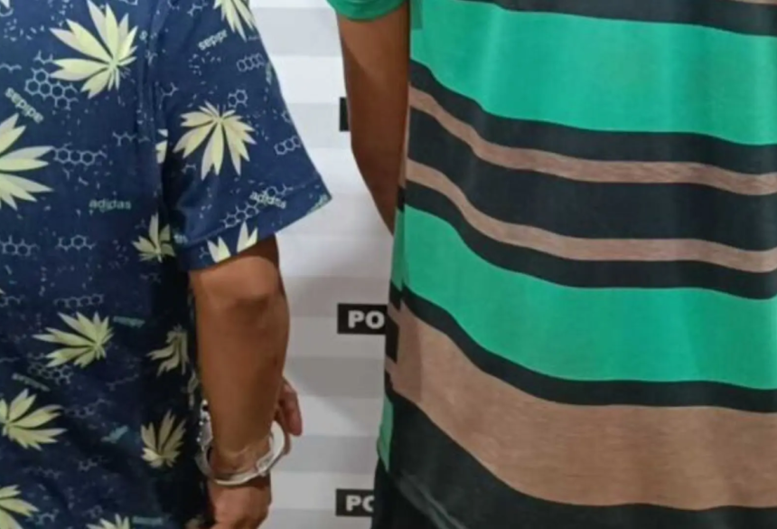 O casal foi preso nesta sexta-feira. (Foto: Osvaldo Duarte, Dourados News)