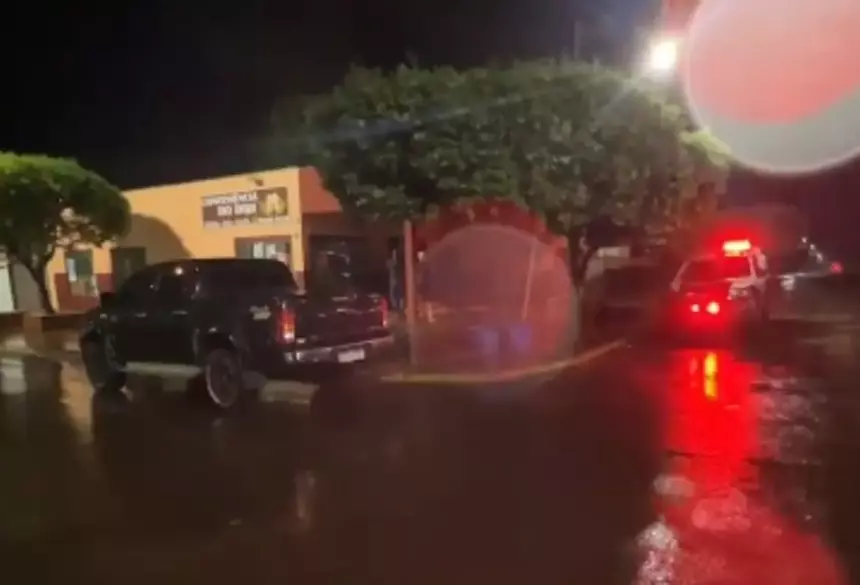 Local onde ocorreu o crime (Reprodução/Rio Brilhante em Tempo Real)