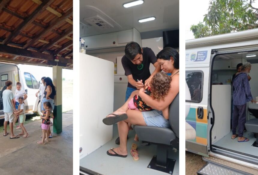 VACINA - Fotos: Divulgação SES