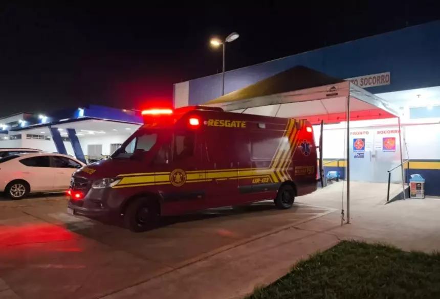 Vítima foi levada ao Hospital Municipal / Indiamara Vendruscolo / Arquivo Veja Folha