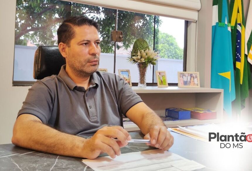 FOTO: PLANTÃO DO MS - PREFEITO DE VICENTINA - CLEBER DIAS