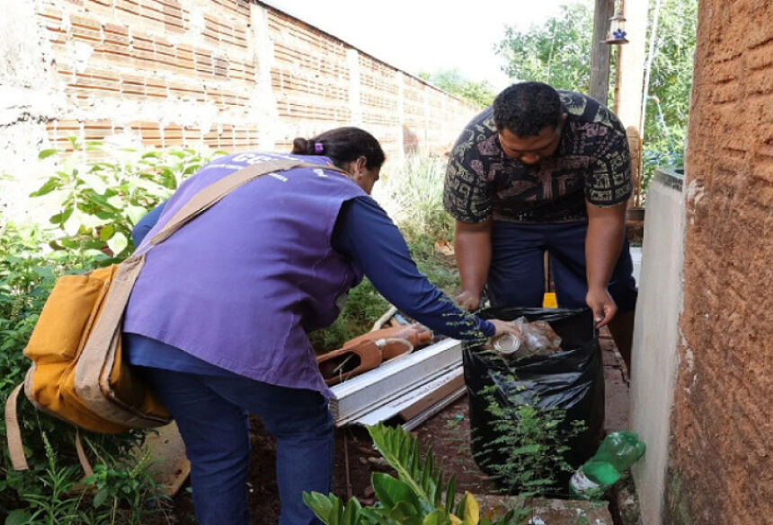 Ações de prevenção contra o mosquito transmissor da chikungunya. (Divulgação, Prefeitura de Dourados)