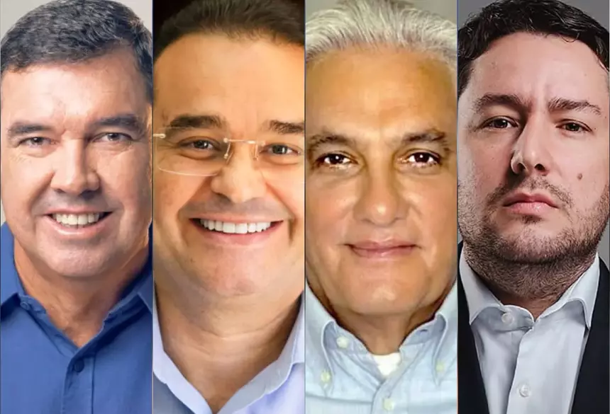 Governador Eduardo Riedel, Fábio Trad, Delcidio do Amaral, João Henrique Catan