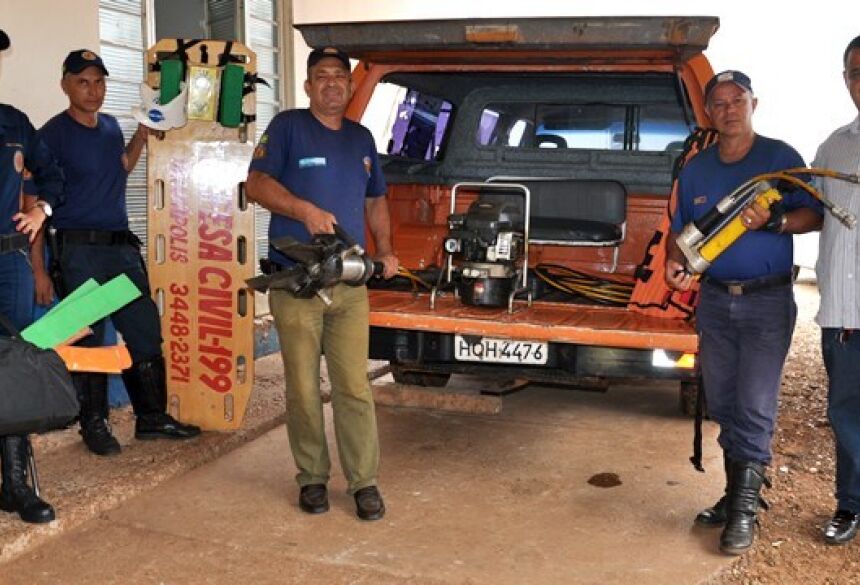 Defesa Civil recebe equipamentos para melhor atender os acidentes (FOTO: ELINTON SANTOS / IMPACTO NEWS)