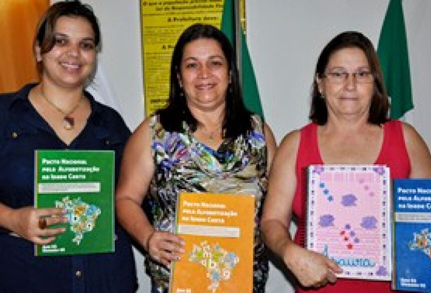 Joyce, Prefeita Maria Viana e Isaura Pelegrine. Foto: Eliton Santos / Impacto News