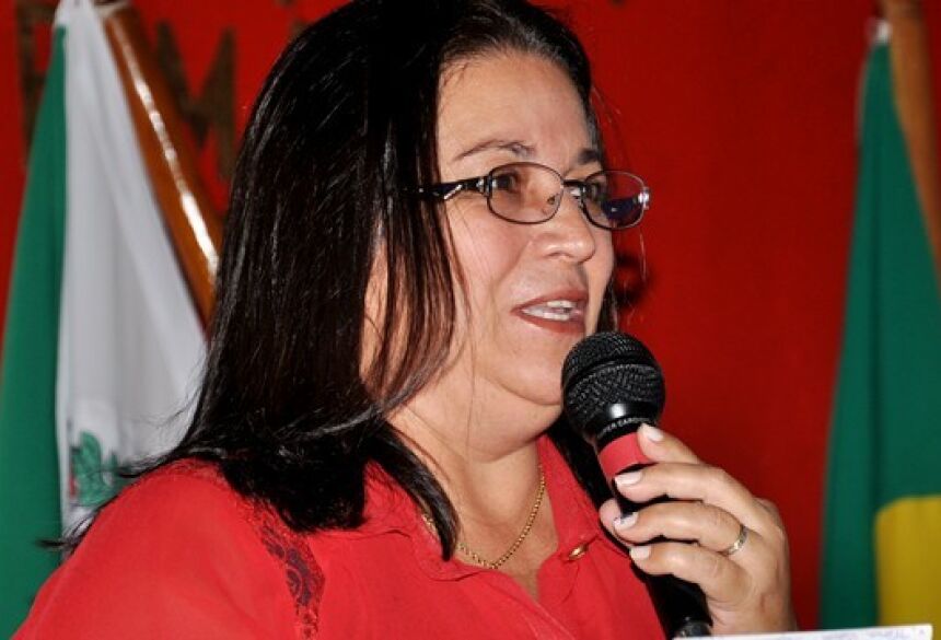 Prefeita de Deodápolis Maria Viana (Foto: ELINTON SANTOS / IMPACTO NEWS)