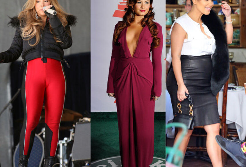 Mariah Carey, Demi Lovato e Kim Kardashian:detalhes que comprometem a elegância (Getty Images)