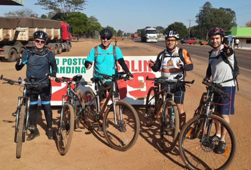Grupo de ciclistas promove Passeio Ciclistico dia 30 de novembro em Ivinhema. (Foto: Bike)
