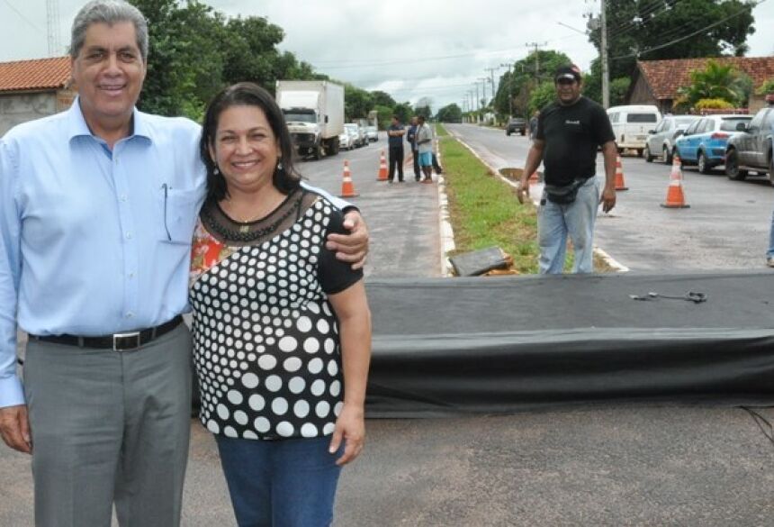 Governador André Pucinelli e Prefeita Maria Viana. Foto: Eliton Santos / Impacto News