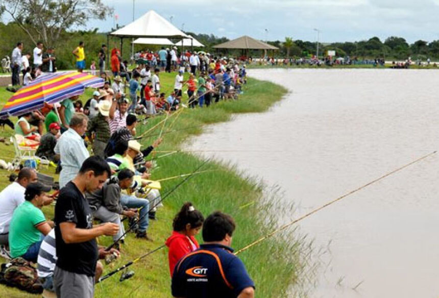 Festival de Pesca realizado ano passado na Orla de Fátima do Sul. Foto: Arquivo.