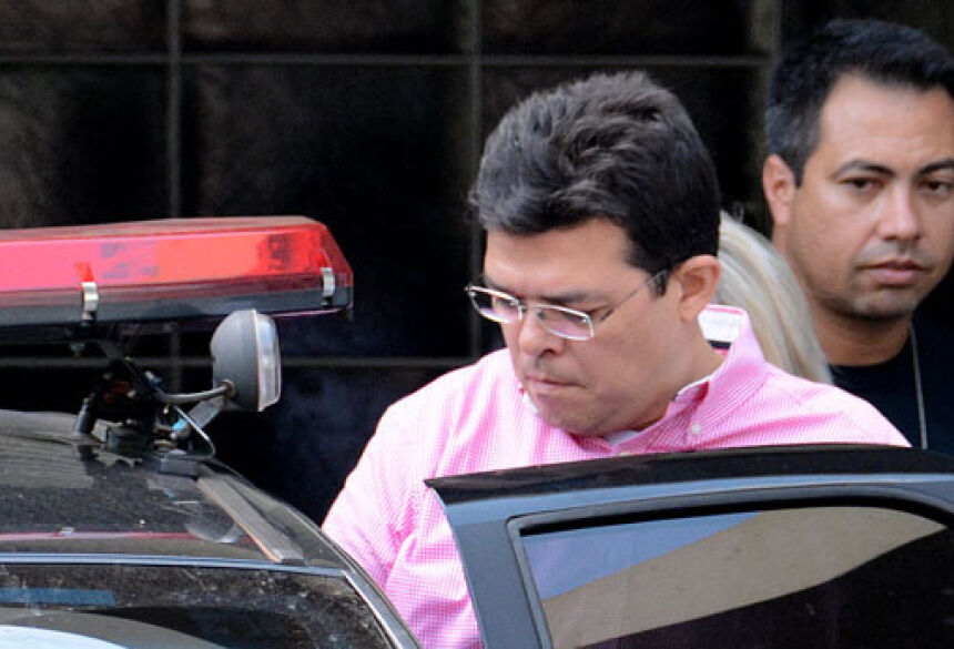 Olarte foi levado para a prisão na última sexta-feira - Foto: Bruno Henrique/Correio do Estado/Arquivo