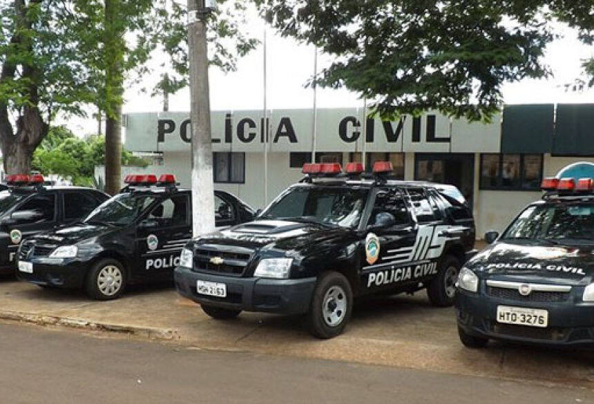 Delegacia de Polícia de Fátima do Sul, onde recentemente ouve a tentativa de fuga Foto: Washington Lima / Fátima News